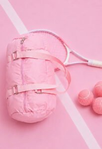 bolso nunu cilindro rosado