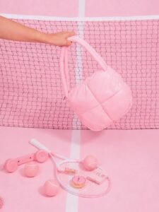 tote ovalado rosado